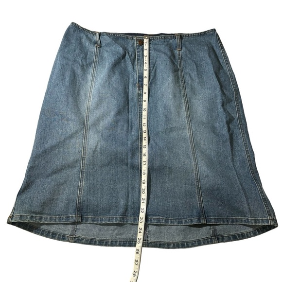 Venezia Denim Skirt Size 18 Western Boho Stretch Casual - Picture 10 of 11